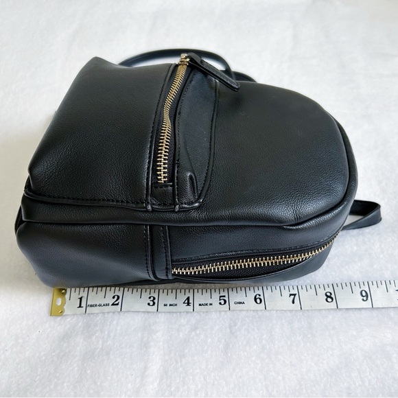 Forever 21 Mini faux Leather Backpack Purse Black - Picture 12 of 14